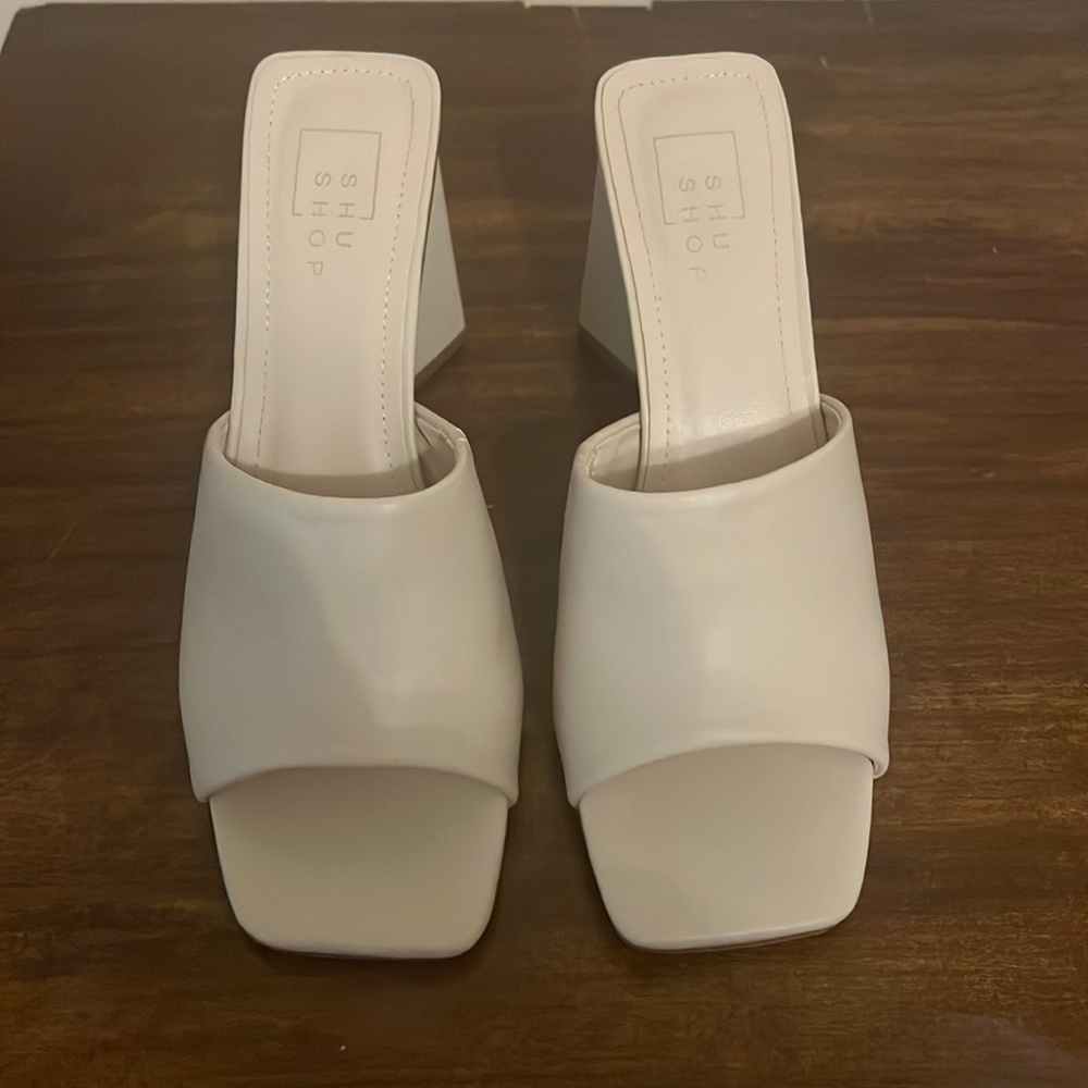 Mule Open Toed Heels